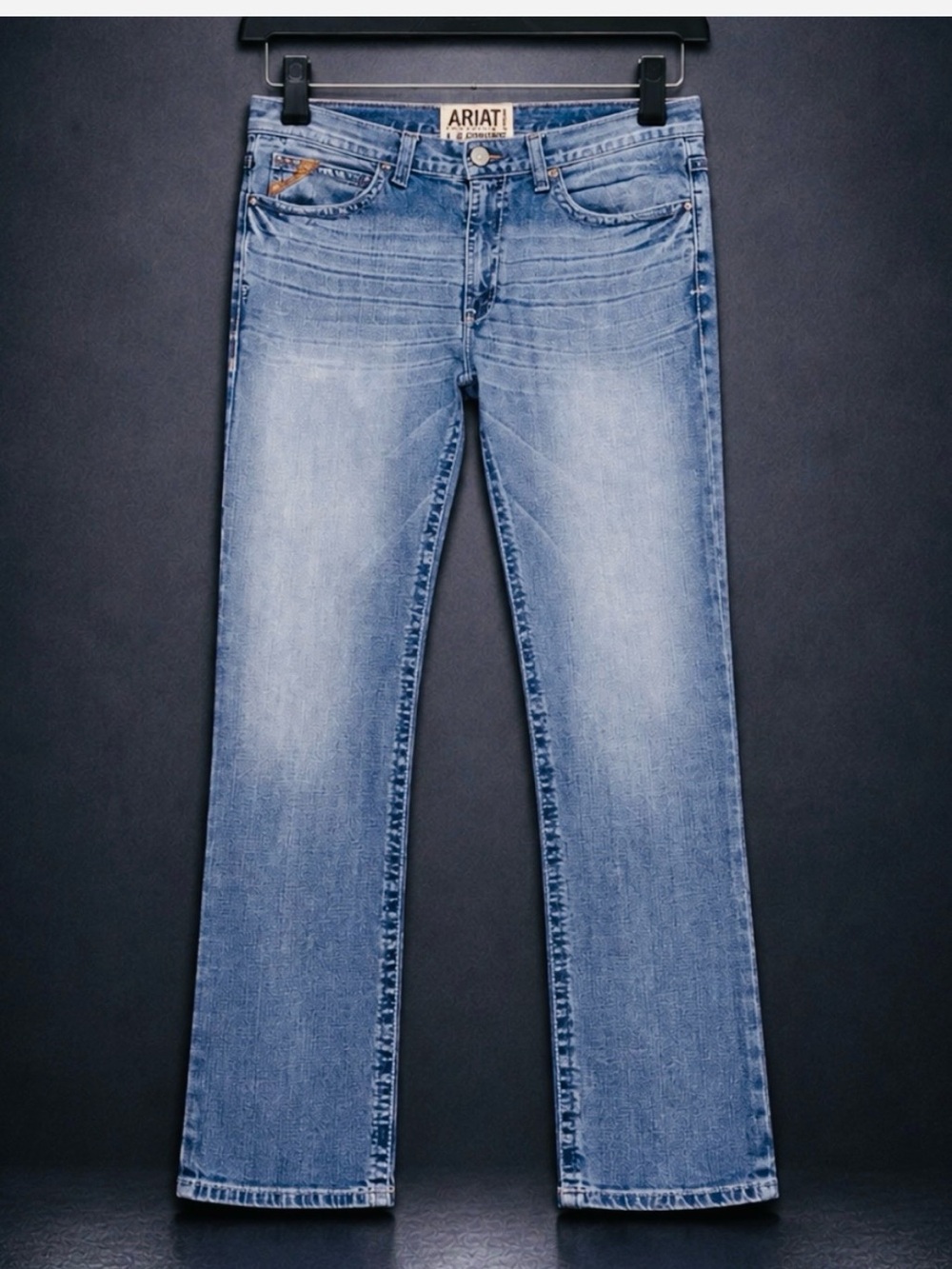 Ariat M2 Relaxed Bootcut Stretch Jeans Men’s 34x34 Light Wash EUC